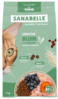 Sensitive met kip en bosbessen kattenvoer 2 x 8 kg