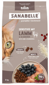 Sensitive met lam en bosbessen kattenvoer 2 x 2 kg