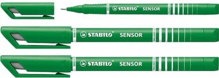 SENSOR - Fineliner 0,3 mm - Groen - per stuk