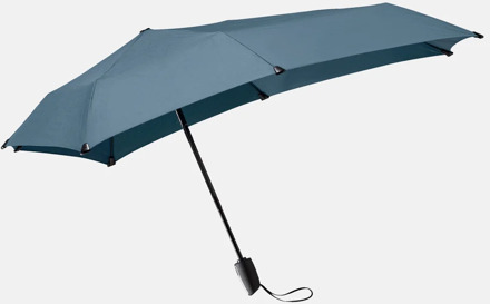 Senz automatic opvouwbare paraplu elemental blue Blauw