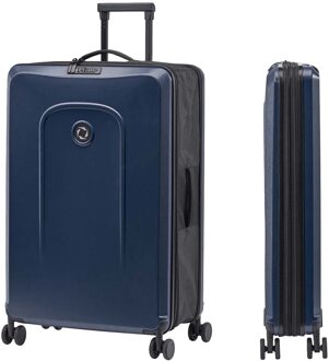 Senz Foldaway Check-In Trolley Large midnight blue Harde Koffer Blauw - H 76 x B 48.5 x D 27.5