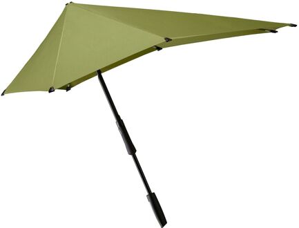 Senz Large Stick Storm Umbrella fren green paraplu Groen