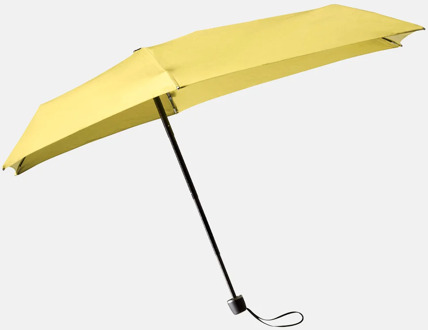 Senz micro opvouwbare paraplu dusty citron Geel