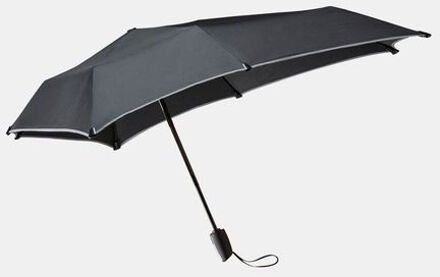 Senz Mini Automatic Foldable Paraplu Black Reflective