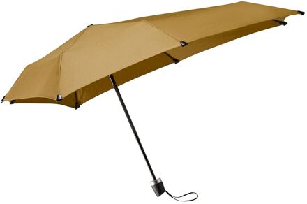 Senz Mini Foldable Storm Umbrella golden palm paraplu Goud
