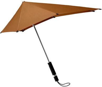 Senz Original Stick Paraplu sudan brown Bruin - H 79 x B 87 x D 90 cm