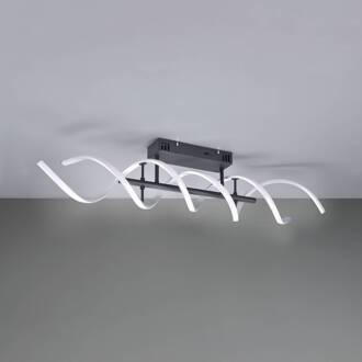 Sequence LED plafondlamp, dimbaar, CCT, aluminium geborsteld aluminium