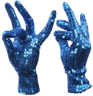 Sequin Handschoenen Vrouwen Mode Festival Pols Sparkle Handschoenen Kerstfeest Dans Wanten Unisex Mannen Vrouwen Handschoenen Handschoenen