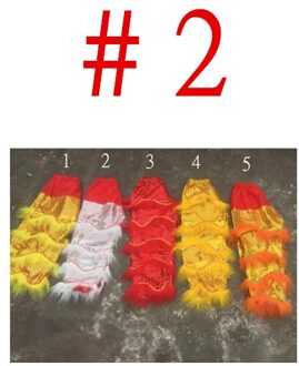 Sequin Volwassenen Chinese Leeuw Danser Broek Leeuwendans Bont Kostuum Carnaval Festival Slijtage Nieuwjaar Stage Prestaties Kleding 2