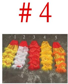 Sequin Volwassenen Chinese Leeuw Danser Broek Leeuwendans Bont Kostuum Carnaval Festival Slijtage Nieuwjaar Stage Prestaties Kleding 4