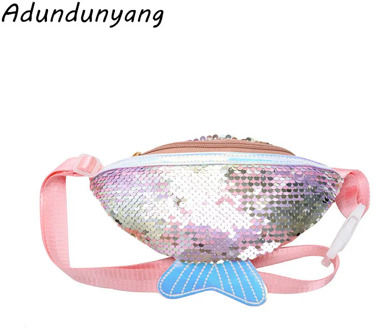 Sequins Kids Waist Bag Multifunction Girl Fanny Pack shoulder bag Waist Packs New Children Chest Bag