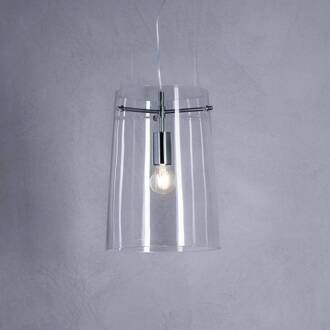 Sera S3 hanglamp, helder, Ø 33 cm helder, chroom