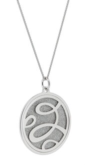 'Serena' Dames 925 Sterling Zilveren Set: Ketting-Pendant + Oorbellen - Zilver SET-7096