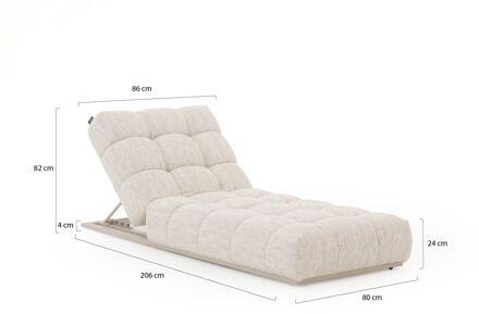 Sereta ligbed - Laagste prijsgarantie! Taupe