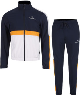 Sergio Tacchini Alata Trainingspak Heren-Donkerblauw,Abrikoos - S