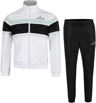 Sergio Tacchini Arpa Trainingspak Heren-Zwart,Lichtgroen - S,M,L,XL,XXL,3XL