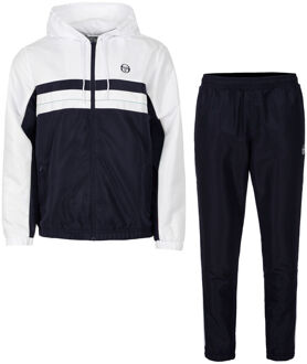 Sergio Tacchini Blauwe Hooded Jogging Set Zelma Sergio Tacchini , Blue , Heren - 2Xl,Xl,L,M,S