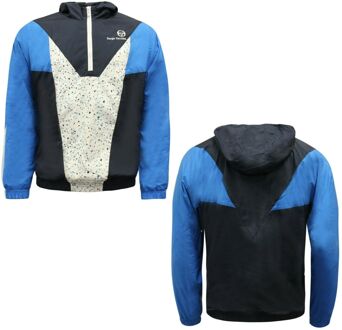 Sergio Tacchini Coltan Zip Up Heren Track Top Hooded Jacket Navy 38031 216 EE111 - maat Wit