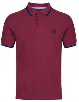 Sergio Tacchini Iconic Heren Donkerrood Poloshirt Bourgogne