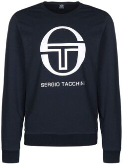 Sergio Tacchini Lange Mouw Crew Hals Navy Blauw Heren Ciao Sweaters 38027 200