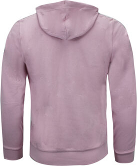 Sergio Tacchini Lange Mouw Licht Roze Heren Getapete Devok Hoodie Lichtroze