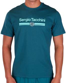 Sergio Tacchini Marchio Co T-shirt Heren donkergroen - 3XL