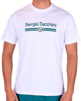 Sergio Tacchini Marchio Co T-shirt Heren wit - L