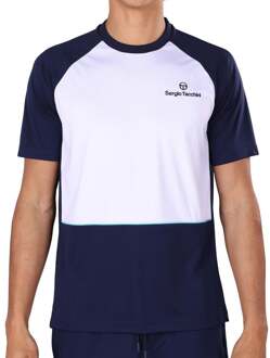 Sergio Tacchini Nilo T-shirt Heren-donkerblauw - XXL