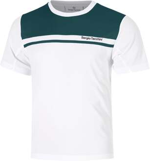 Sergio Tacchini Riflesso PL T-shirt Heren wit - M
