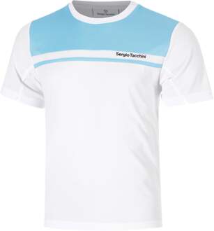 Sergio Tacchini Riflesso PL T-shirt Heren wit - S,M,L,XL,XXL,3XL