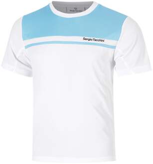 Sergio Tacchini Riflesso PL T-shirt Heren wit - XXL