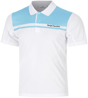 Sergio Tacchini Riflesso Polo Heren wit - L