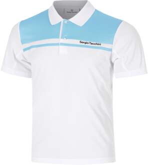 Sergio Tacchini Riflesso Polo Heren wit - S,M,L,XL,XXL,3XL