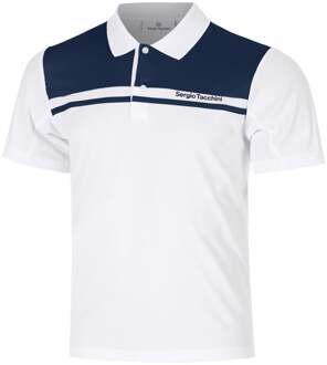 Sergio Tacchini Riflesso Polo Heren wit - S,M,L,XL,XXL,4XL