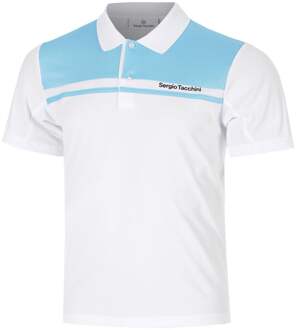 Sergio Tacchini Riflesso Polo Heren wit - S