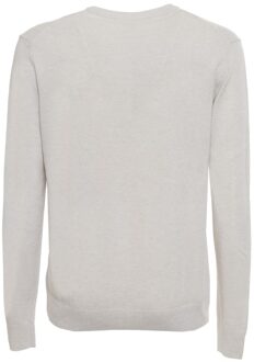 Sergio Tacchini Ronde Hals Trui Breigoed Ivoor