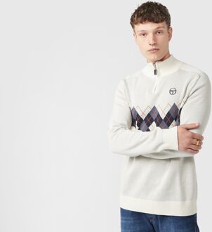 Sergio Tacchini Sangro 1/4 Zip Knit, wit