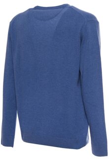 Sergio Tacchini V-hals Gebreide Trui Blauw
