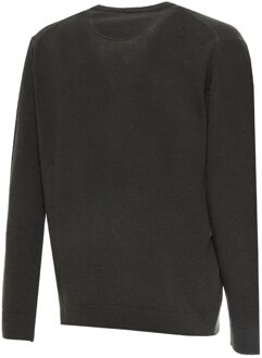 Sergio Tacchini V-hals Gebreide Trui Donkergrijs