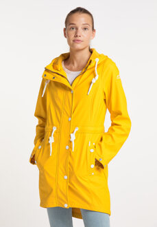 Serie stadsregen overgangsjas stadsregen Dames zonnig geel - maat L