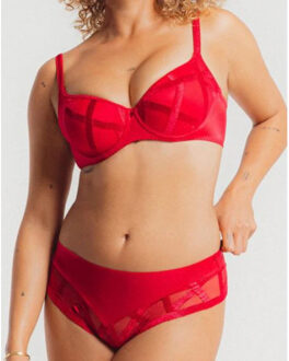 Serie voorgevormde beugel bh 47108 471 rouge a levre - maat 80E Rood