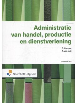 Serie voortgezette studie in het boekhouden  -   Administratie van handel, productie en dienstverlening