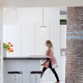 serien.lighting Annex L hanglamp 34W gepolijst reflector aluminium gepolijst, helder, wit, chroom