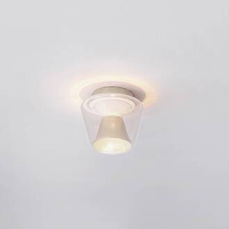 serien.lighting Annex S LED, Triac 2.700K gepolijst transparant, gepolijst aluminium, wit