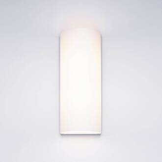 serien.lighting Club LED wandlamp, aluminium/wit geborsteld aluminium, wit