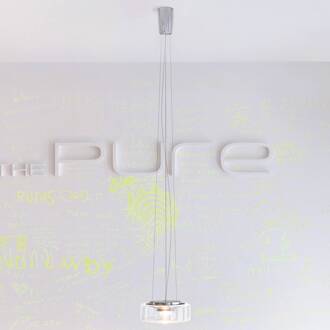 serien.lighting Curling M Hanglamp 927 Triac zilver nikkelzilver, glanzend aluminium