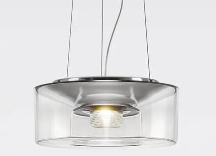 serien.lighting Curling S 927 Triac acryl helder helder, aluminium glanzend