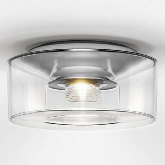 serien.lighting Curling S plafond 2.700K helder glas helder / transparant
