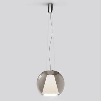 serien.lighting Draft M hanglamp 927 Triac bruin bruin-transparant, opaal, aluminium glanzend