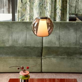 serien.lighting Draft M hanglamp 927 Triac bruin bruin-transparant, opaal, aluminium glanzend